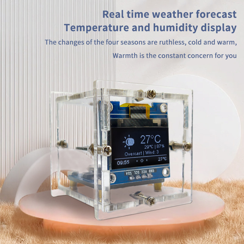 ESP8266 Mini Weather Clock Kit - Esp8266 recension och pris