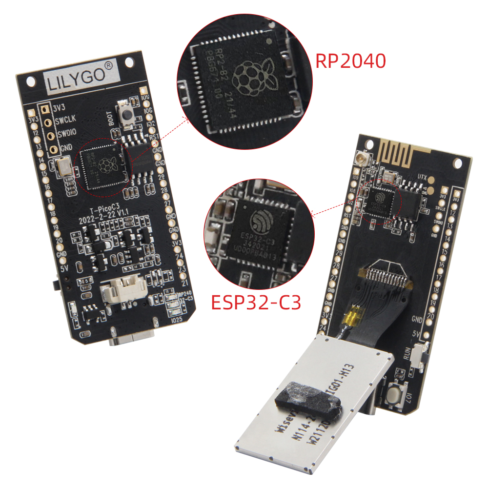 LILYGO® T-PicoC3 PicoPro 1.14- - Esp32 C3 recension och pris