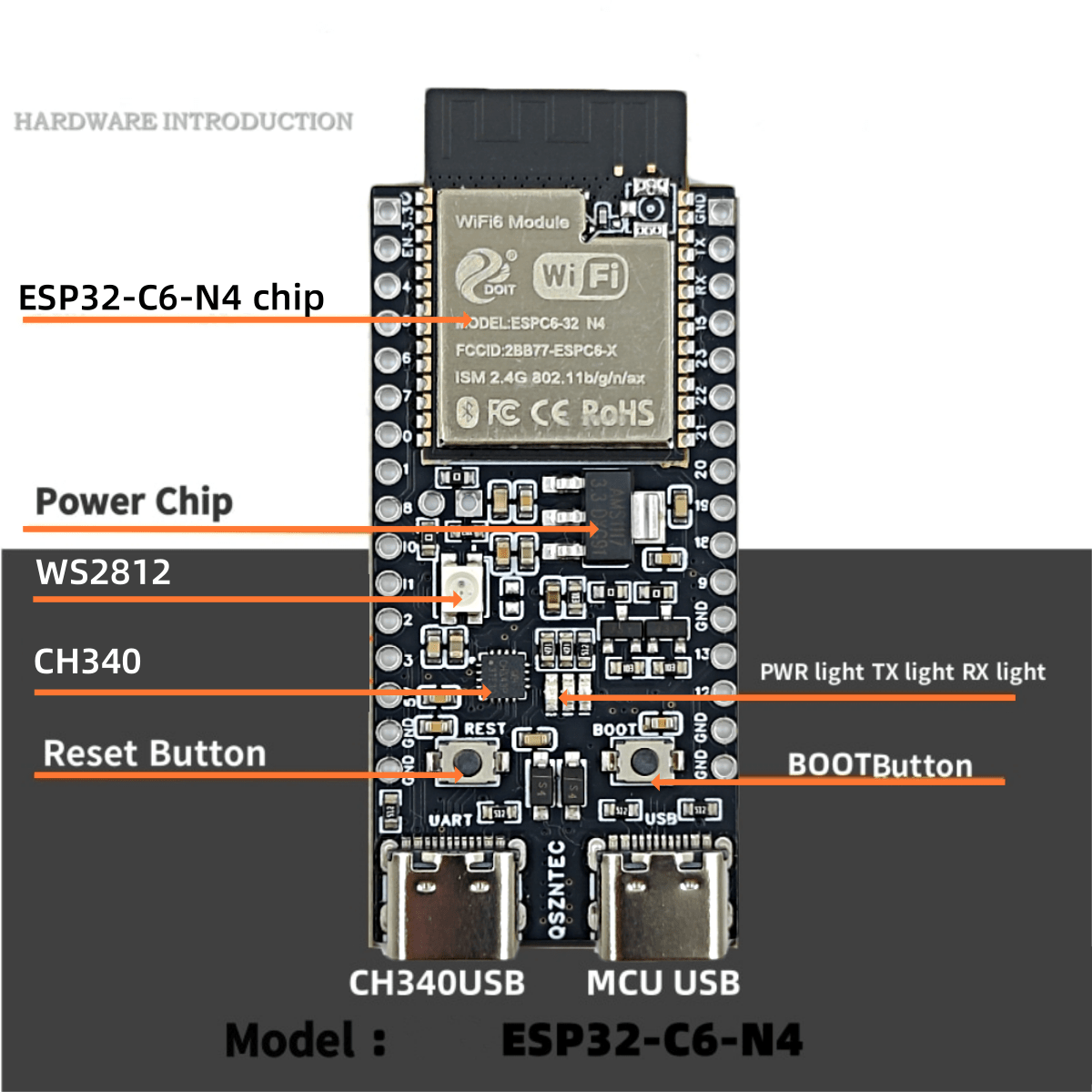 ESP32-C6-DevKitC-1 ESP32-C6 Co - Esp32 Devkit recension och pris