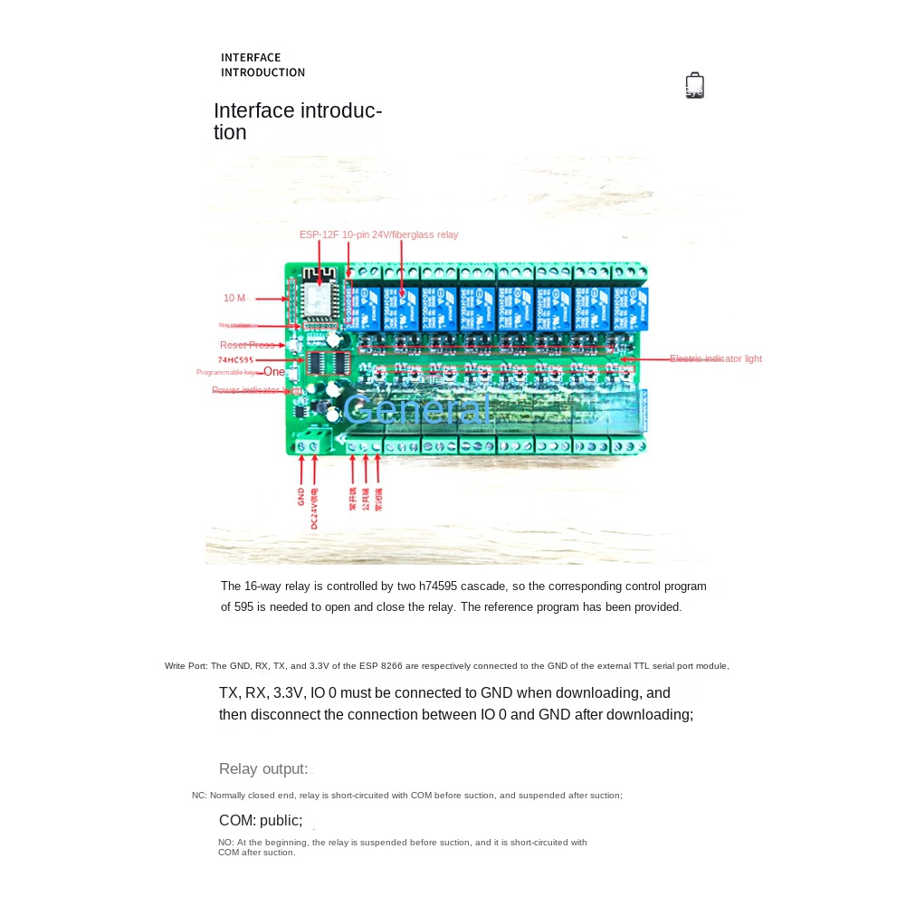 B14C ESP8266 WIFI 16 Channel R - Esp8266 recension och pris