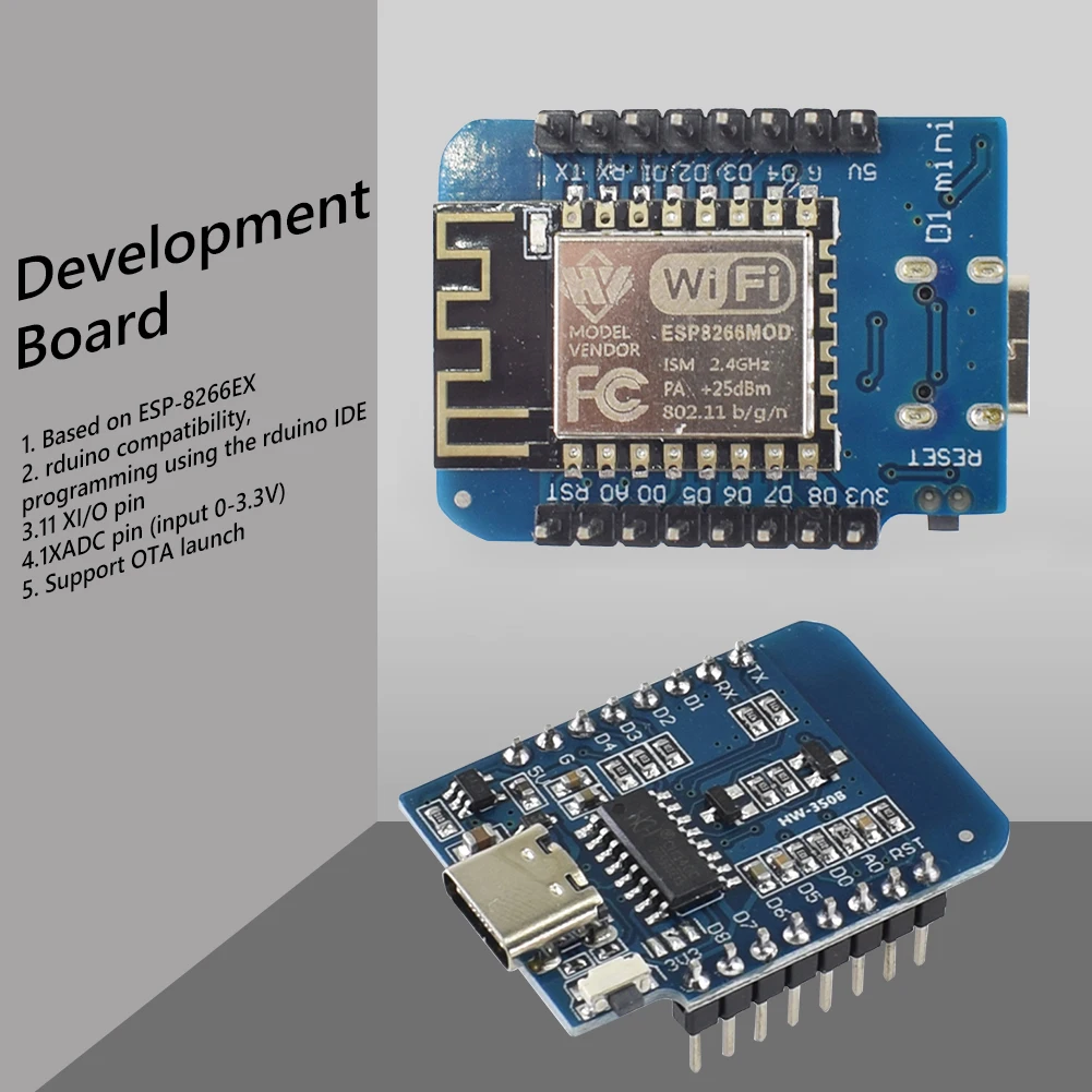 1-10PCS ESP8266 ESP-12F D1 Min - Esp8266 recension och pris