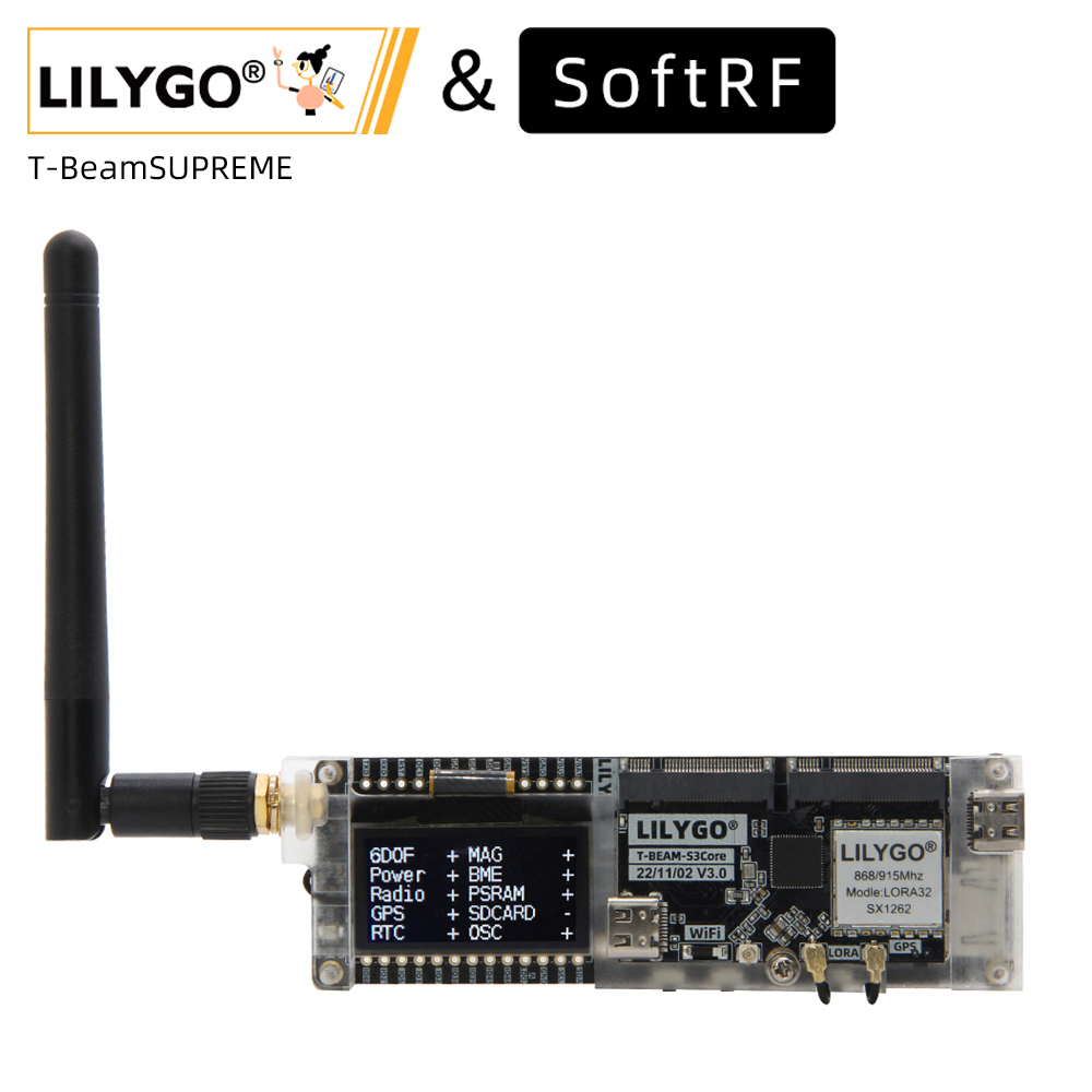 LILYGO® SoftRF T-Beam SUPREME  - Esp32 Wifi Bluetooth Module recension och pris
